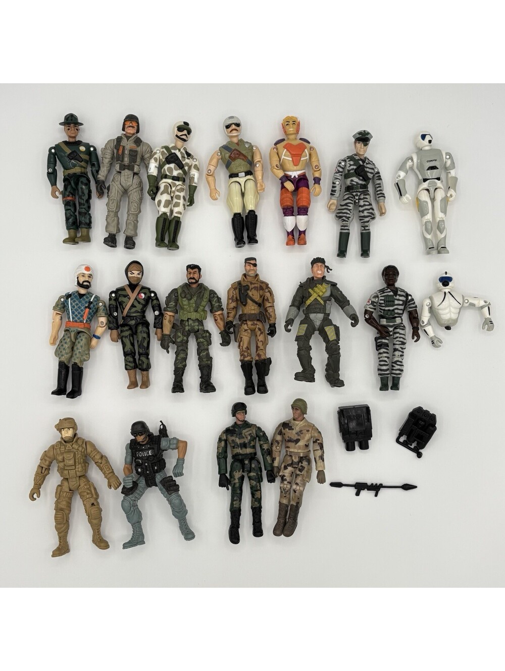 17 Figure Lanard The Corps Chap Mei World Peacekeepers 3.75" Military Lot